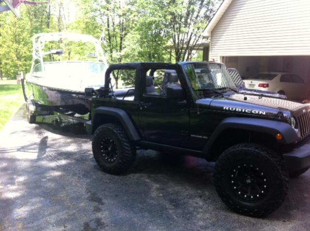 Jeep Wrangler towing SAN 220 - PlanetNautique Forums